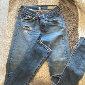 Rag & bone ripped skinny jeans